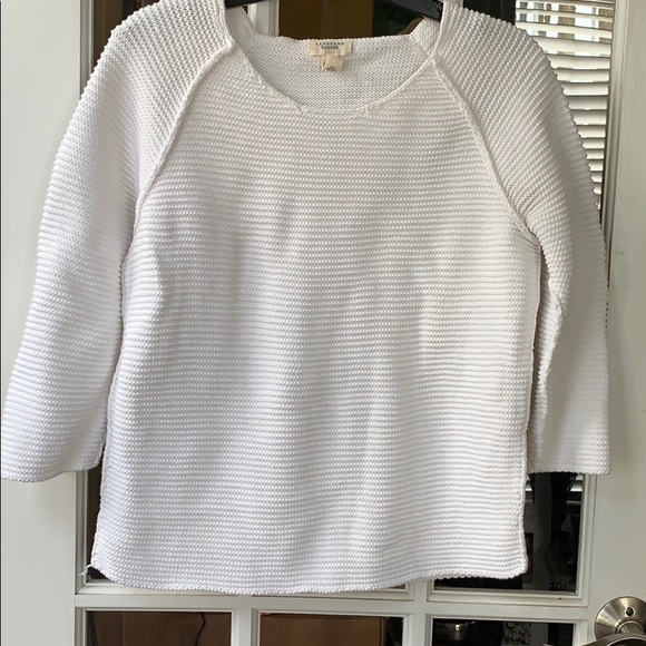 Lands' End Sweaters - Lands End Canvas White Sweater